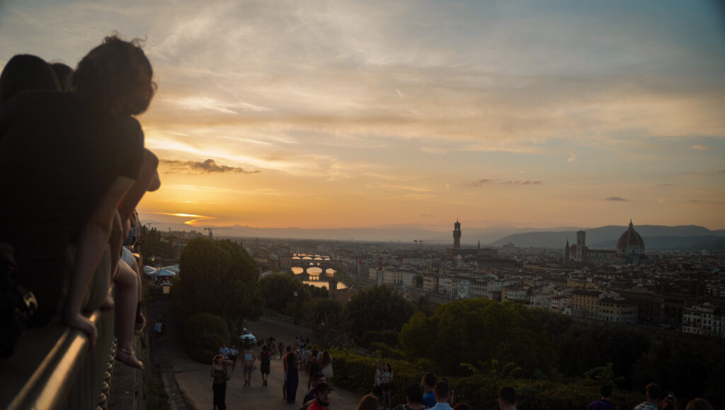 Sunset Magic at Piazzale Michelangelo