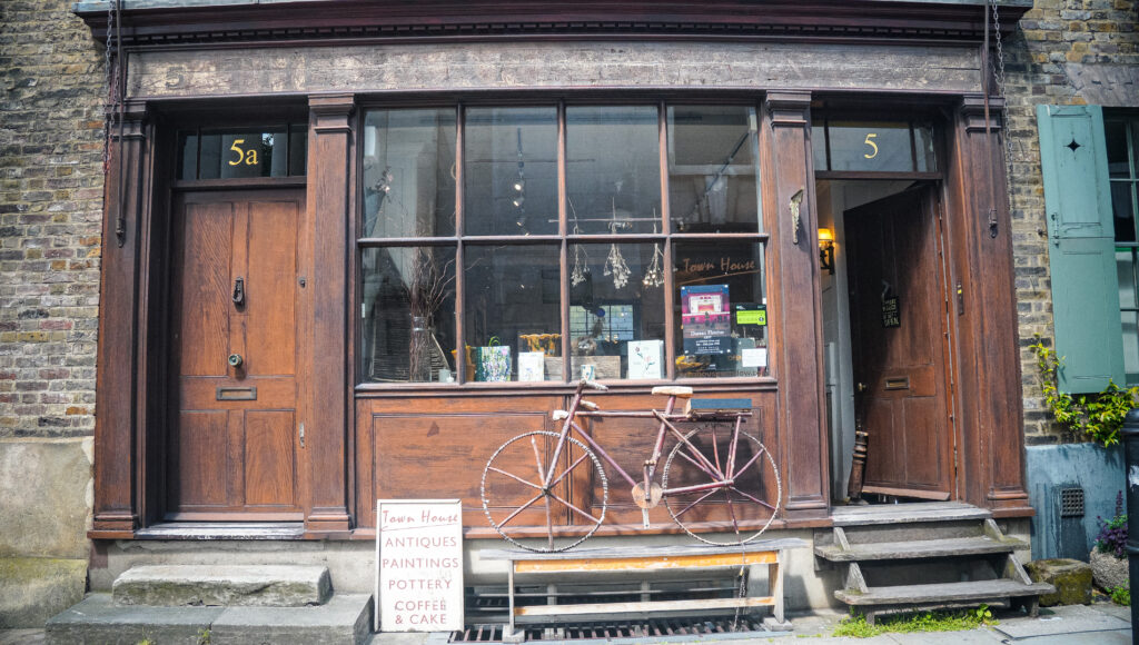 Coffee shop on Brick Lane