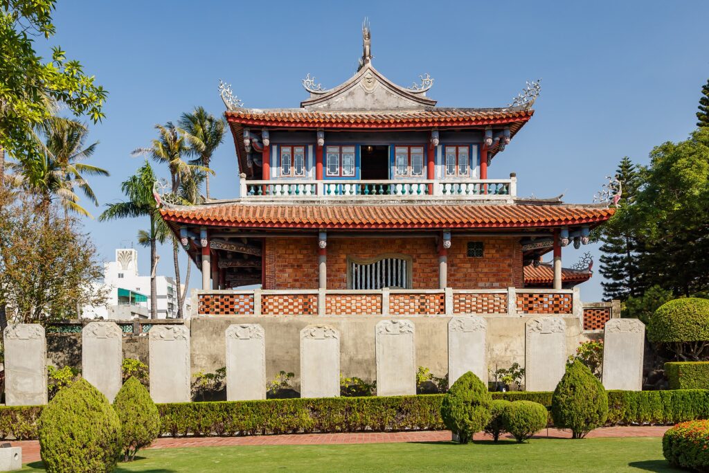 Historic Chihkan Tower (Fort Provintia) in Tainan, originally built by the Dutch in 1653