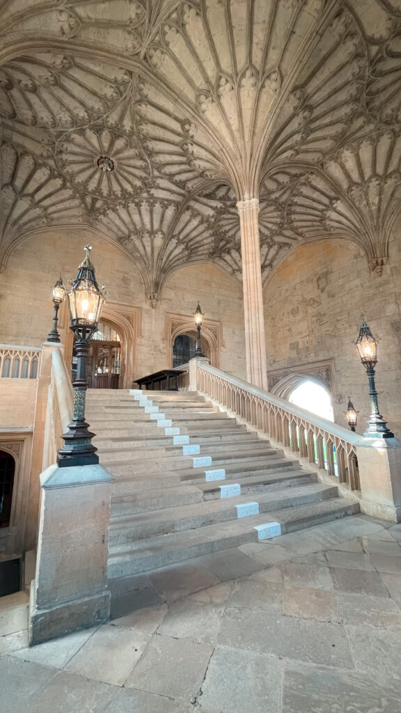 The Great Hall Staircase Christ Church (Seen in Harry Potter and the Sorcerer's Stone)