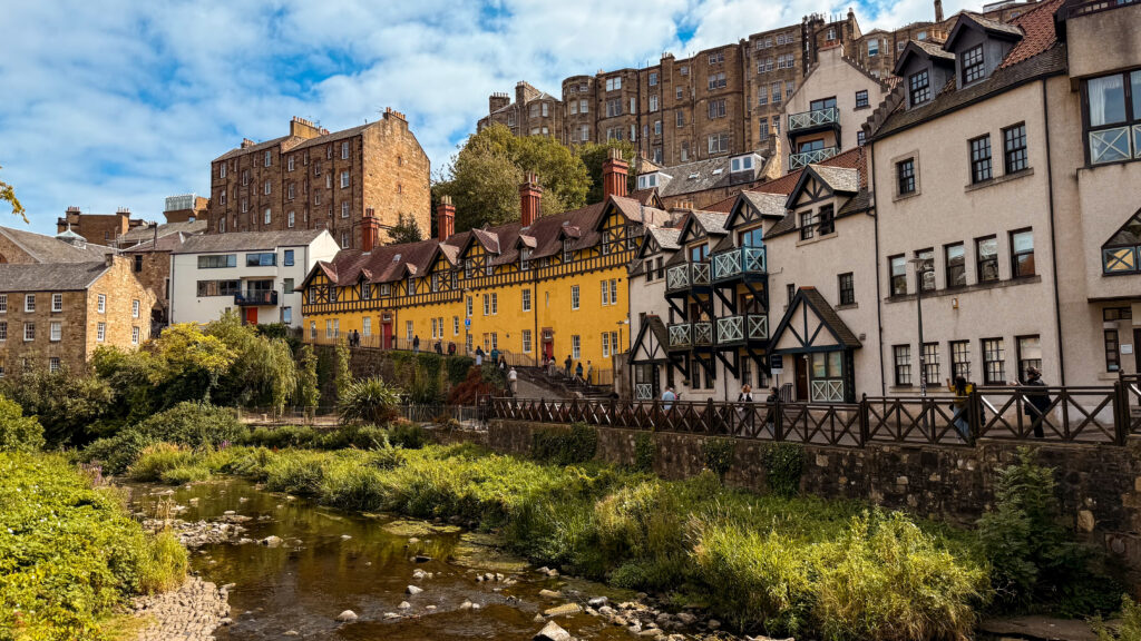 Dean Village on the Water of Leith in Edinburgh