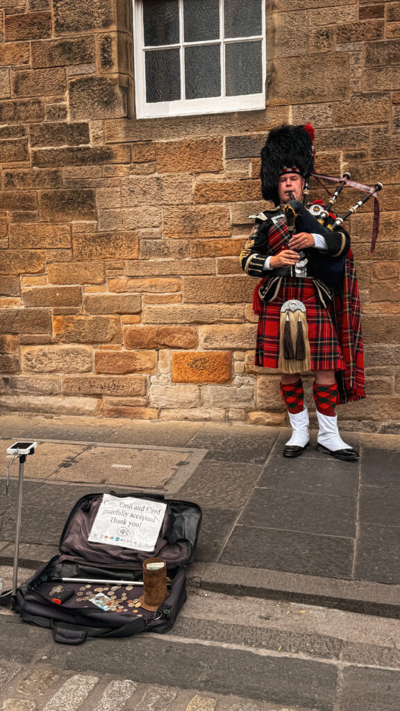 Performance on Royal Mile